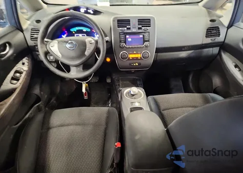 2017 Nissan Leaf S z USA, uszkodzony, nr VIN 1N4BZ0CP9HC307173